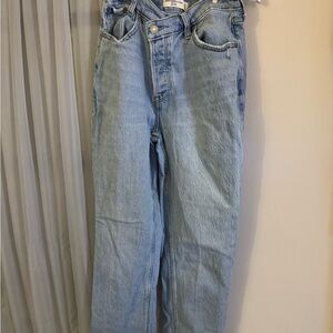 Abercrombie & Fitch The Dad Cross Waist Jean